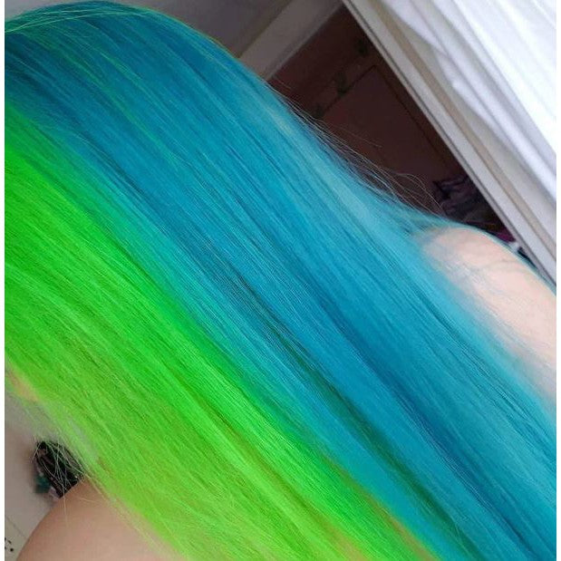 Iroiro 350 UV Reactive Neon Green Semi-Permanent Hair Color