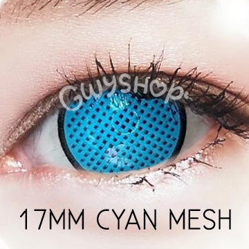 17mm Cyan Mesh Mini Sclera ☆ Urban Layer