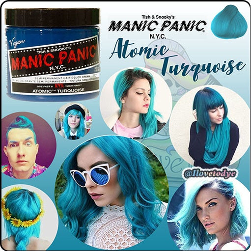 Atomic Turquoise ✌︎︎ Manic Panic Hair Dye