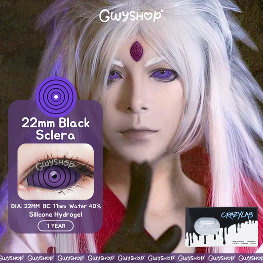 22mm Violet Rinnegan Sclera ☆ Urban Layer