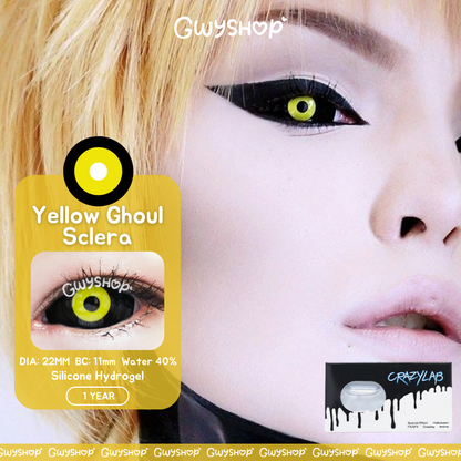 22mm Yellow Ghoul Sclera | Genos ☆ Urban Layer