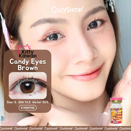 Candy Eyes Brown ☆ Kitty Kawaii