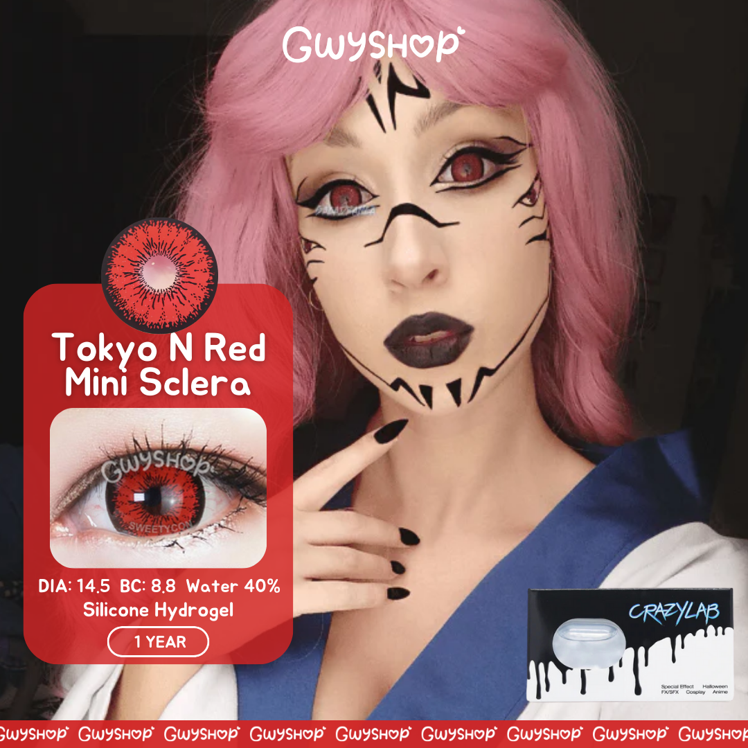 17mm Tokyo N Red Mini Sclera ☆ Urban Layer