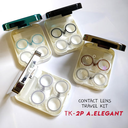 2 Pairs A.Elegant ☆ Contact Lens Travel Kit