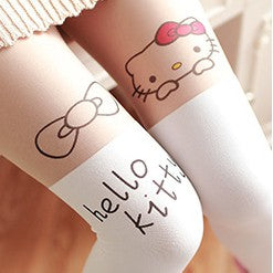 Hello Kitty (HK3) White Stockings