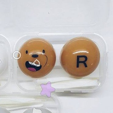 We Bare Bears 1 Pair ☆ Contact Lens Travel Kit | Gwyshop