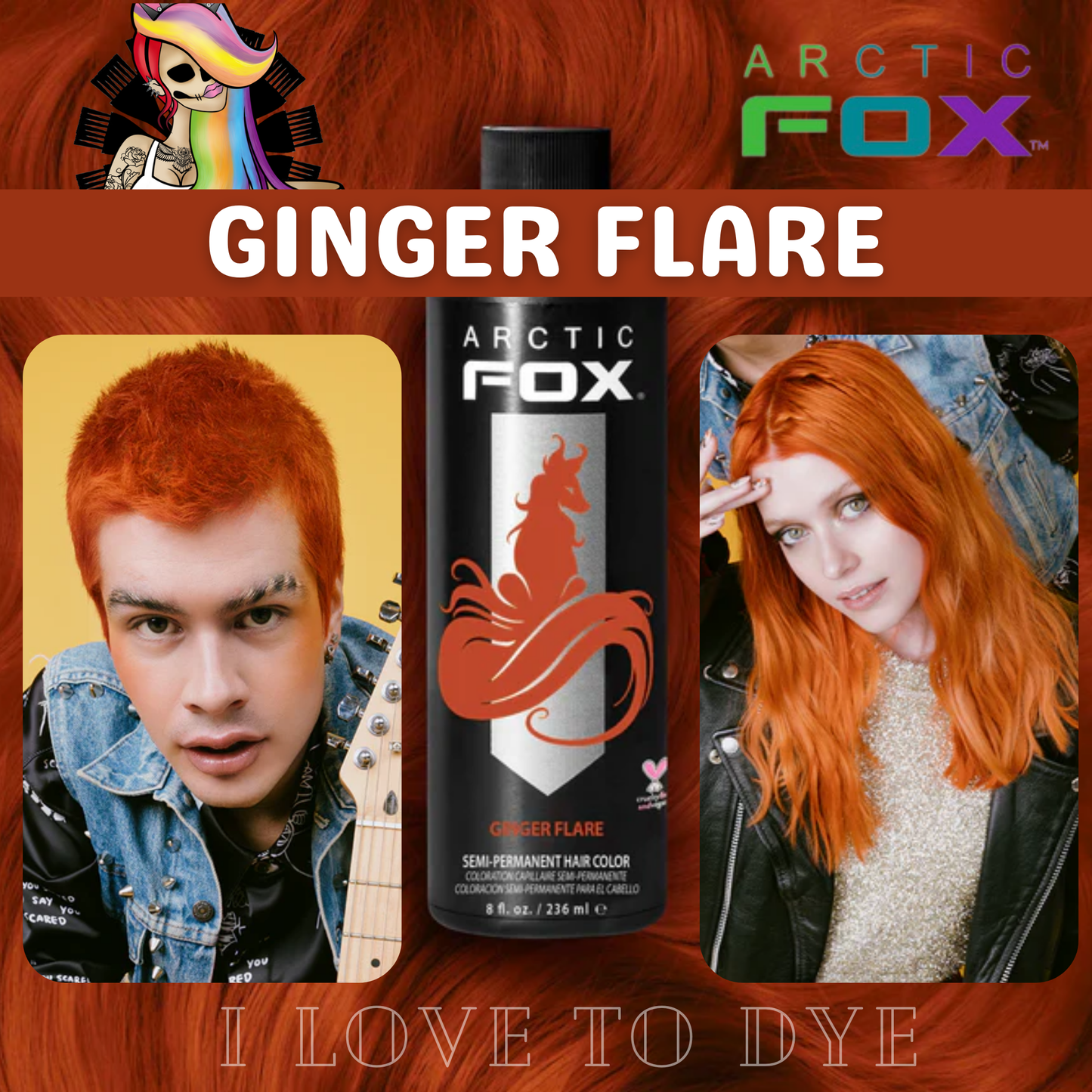 Arctic Fox Ginger Flare