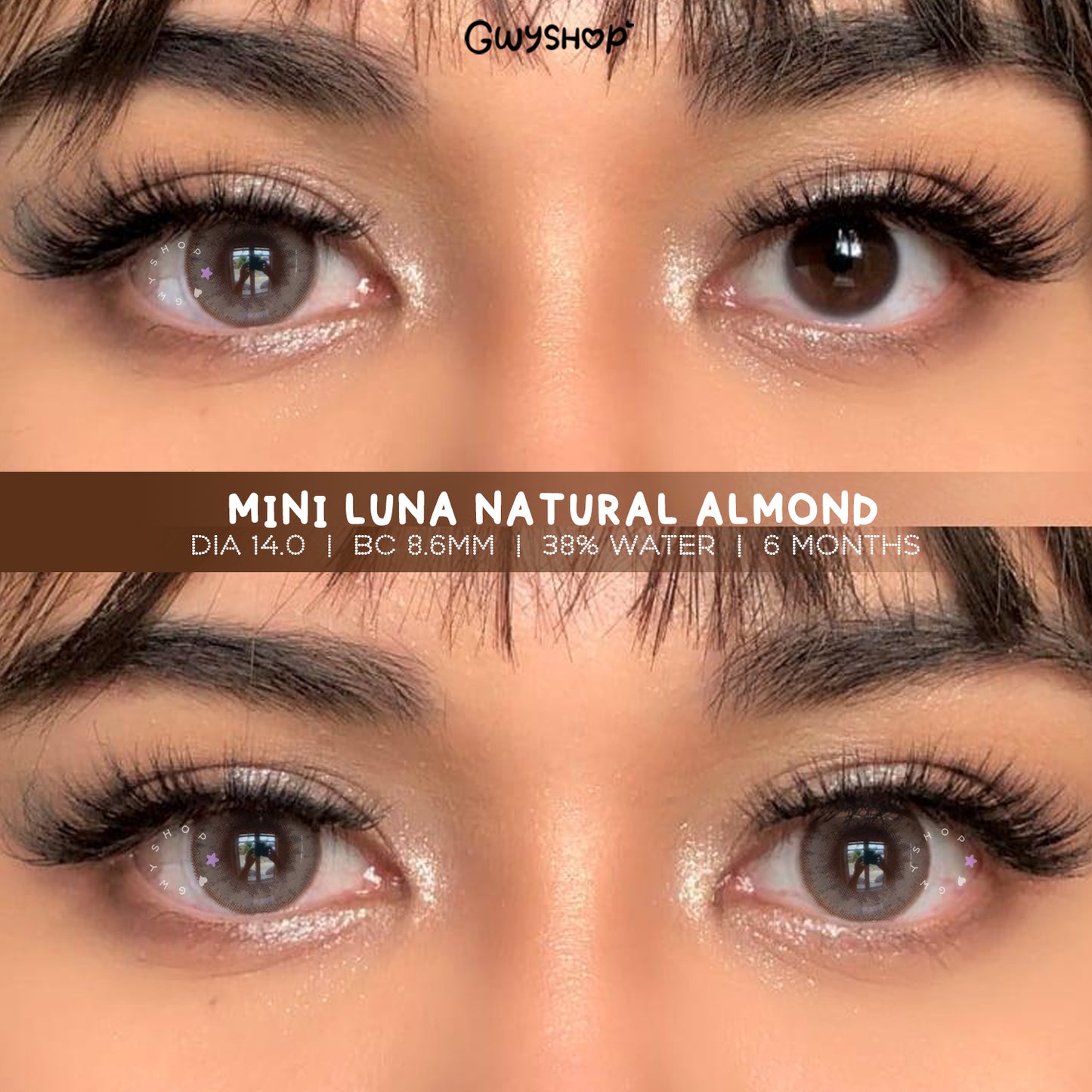 Mini Luna Natural Almond ☆ Sugoi Eyes