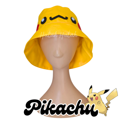 Pikachu Bucket Hat 𖹭 Hatah Hatah