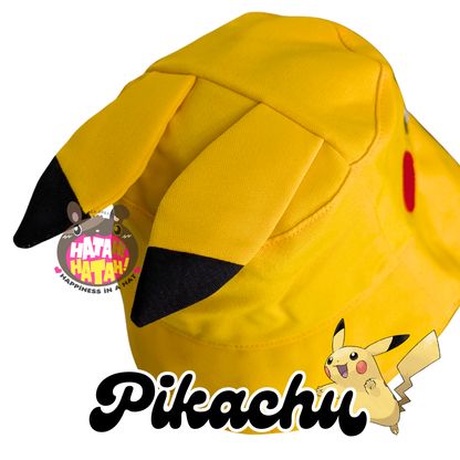 Pikachu Bucket Hat 𖹭 Hatah Hatah