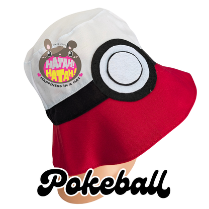 Pokeball Bucket Hat 𖹭 Hatah Hatah