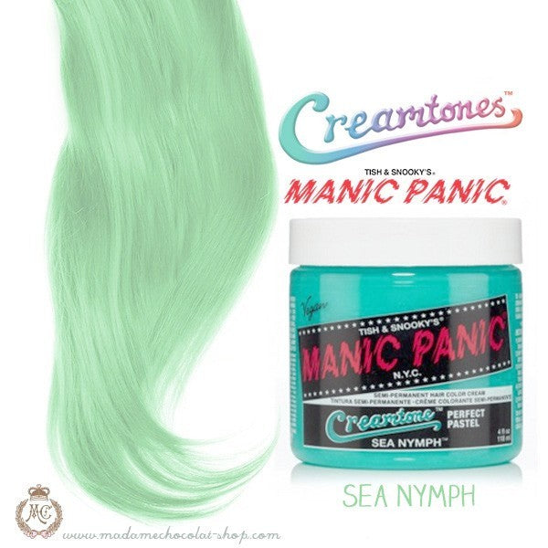 Sea Nymph Creamtones ● Manic Panic  Semi-Permanent Green Hair Dye - ilovetodye