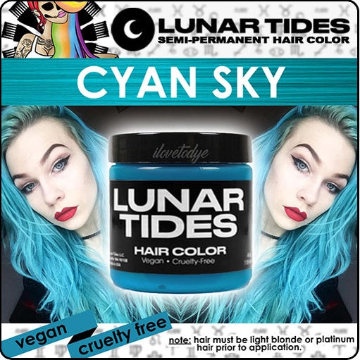 Lunar Tides Cyan Sky