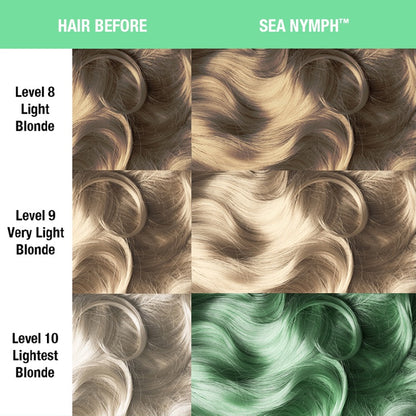 Sea Nymph Creamtones ● Manic Panic  Semi-Permanent Green Hair Dye - ilovetodye