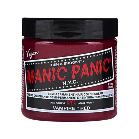 Vampire Red ● Manic Panic Semi-Permanent Pink Hair Dye Classic and Amplified - ilovetodye