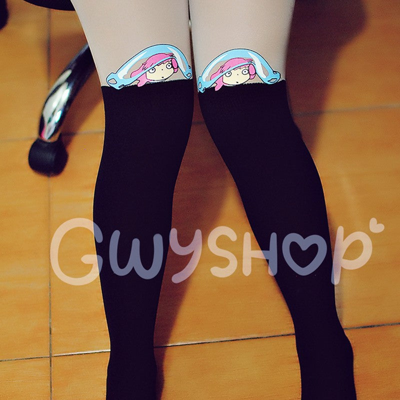 Ponyo Thigh High Stockings