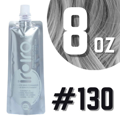 Iroiro 130 SILVER Natural Vegan Cruelty-Free Semi-Permanent Hair Color