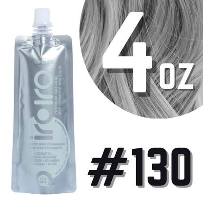 Iroiro 130 SILVER Natural Vegan Cruelty-Free Semi-Permanent Hair Color