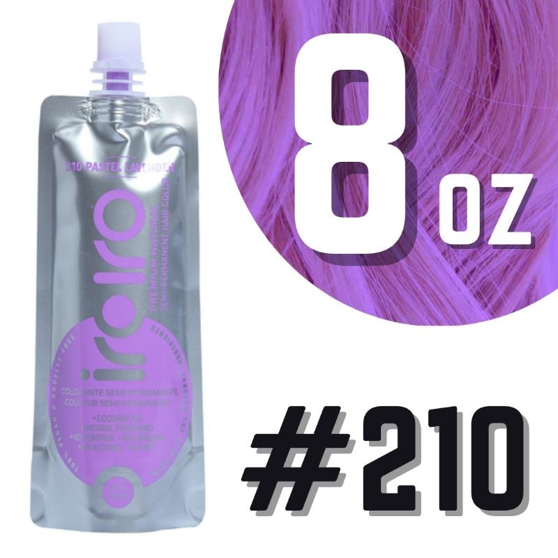 Iroiro 210 Lavender Pastel Vegan Cruelty-Free Semi-Permanent Hair Color