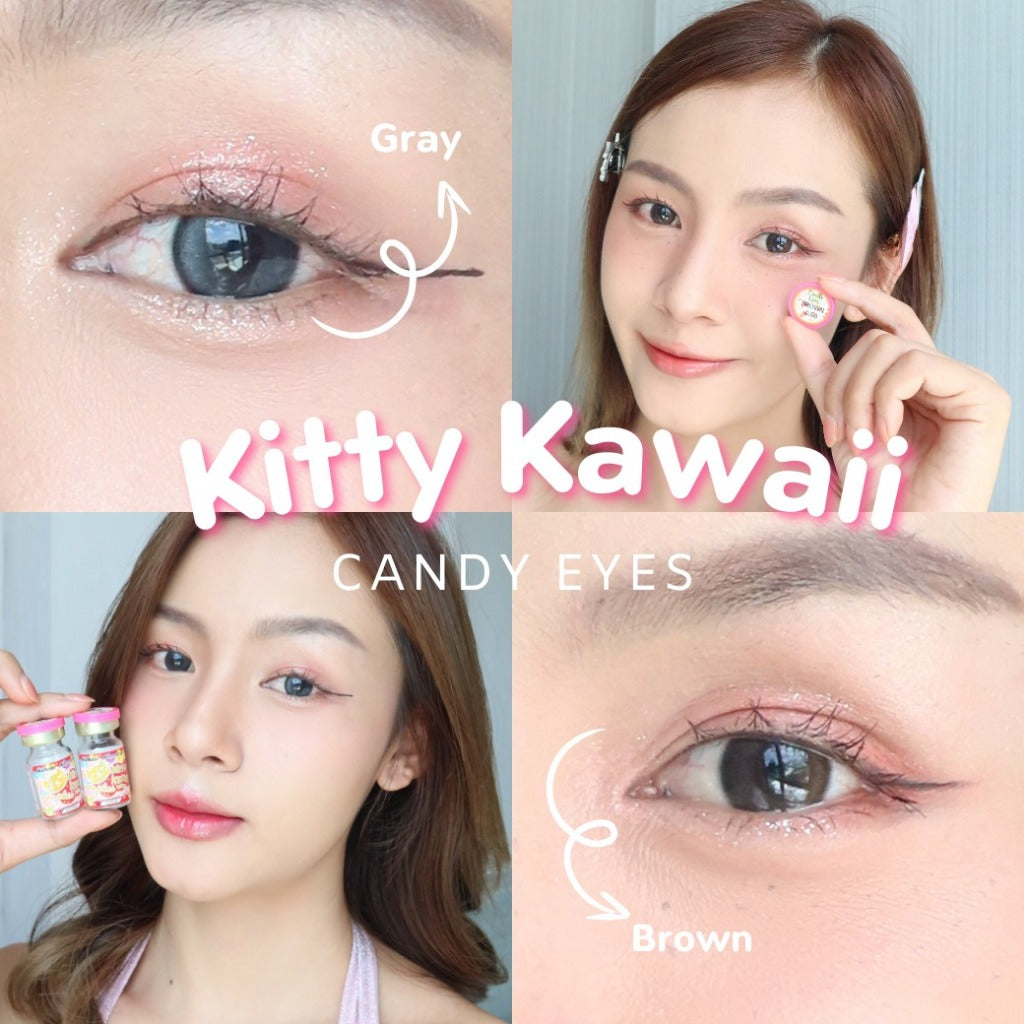 Candy Eyes Brown ☆ Kitty Kawaii