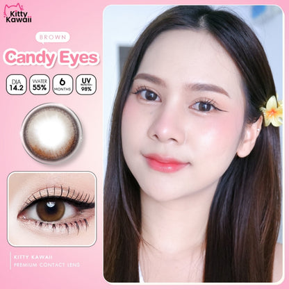 Candy Eyes Brown ☆ Kitty Kawaii