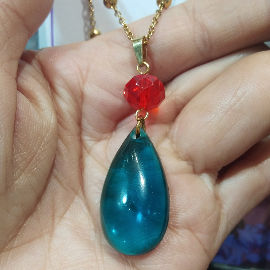 [For Isabela] Howl Cosplay Accessories Earrings and Necklace Howl_s Moving Castle Handmade