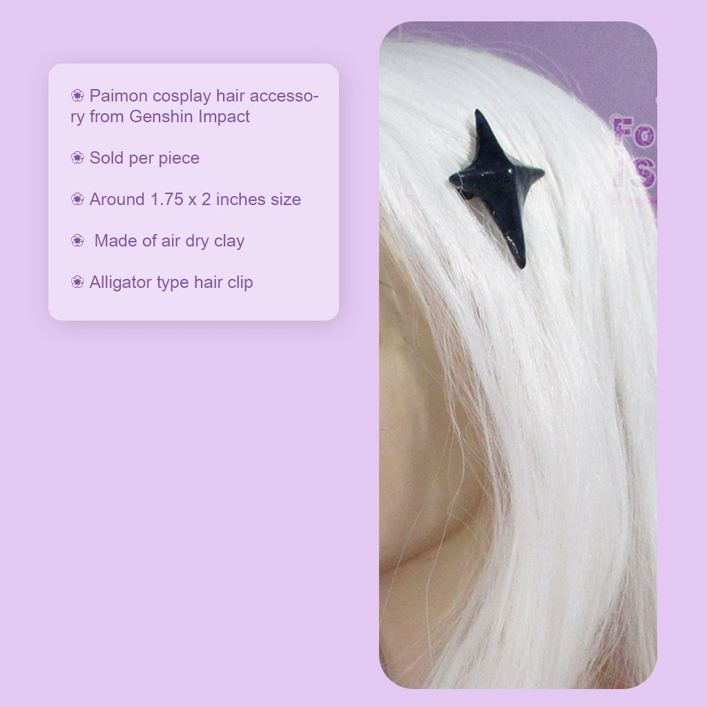 [For Isabela] Paimon Cosplay Hair Accessory Clip Genshin Impact Handmade