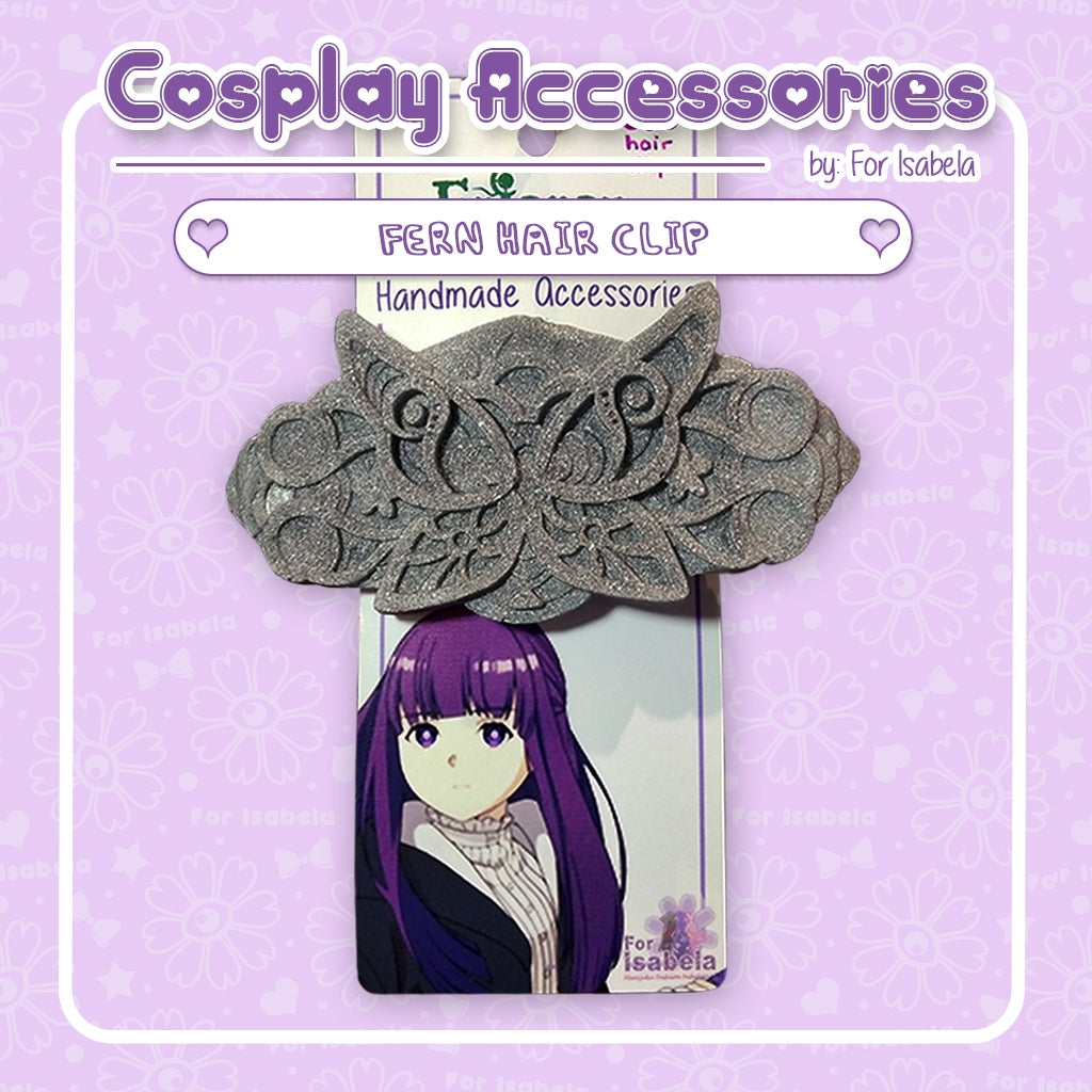 [For Isabela] Fern Cosplay Hair Accessory Clip  From Frieren Handmade