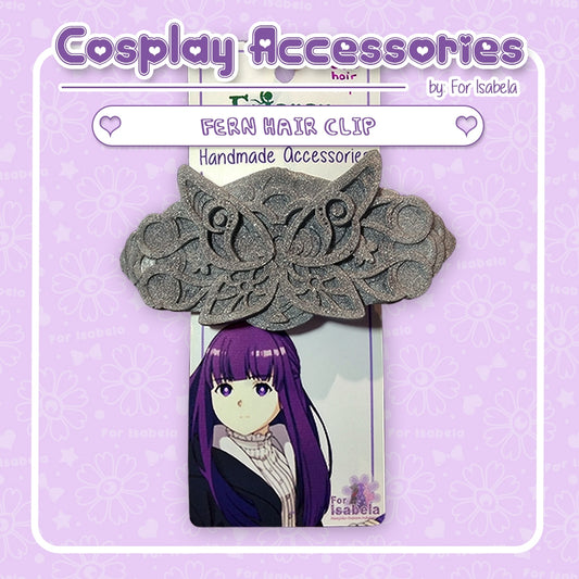 [For Isabela] Fern Cosplay Hair Accessory Clip  From Frieren Handmade