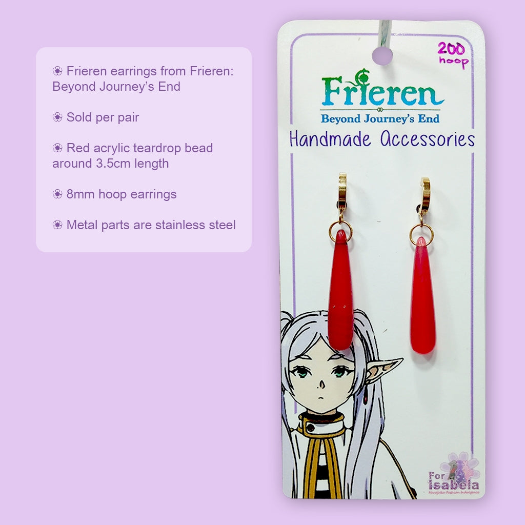 [For Isabela] Frieren  Cosplay Earrings Handmade