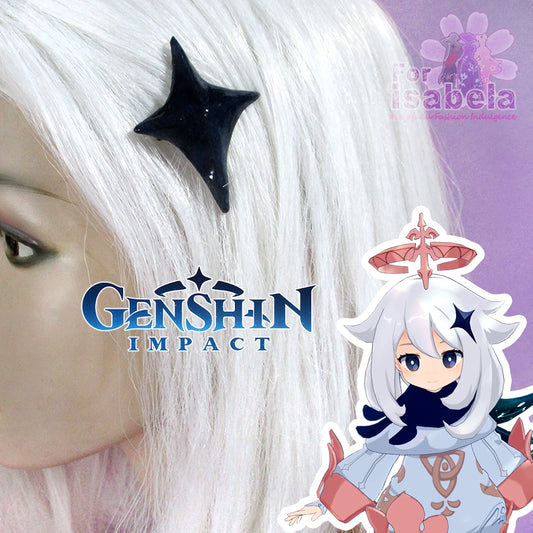 [For Isabela] Paimon Cosplay Hair Accessory Clip Genshin Impact Handmade